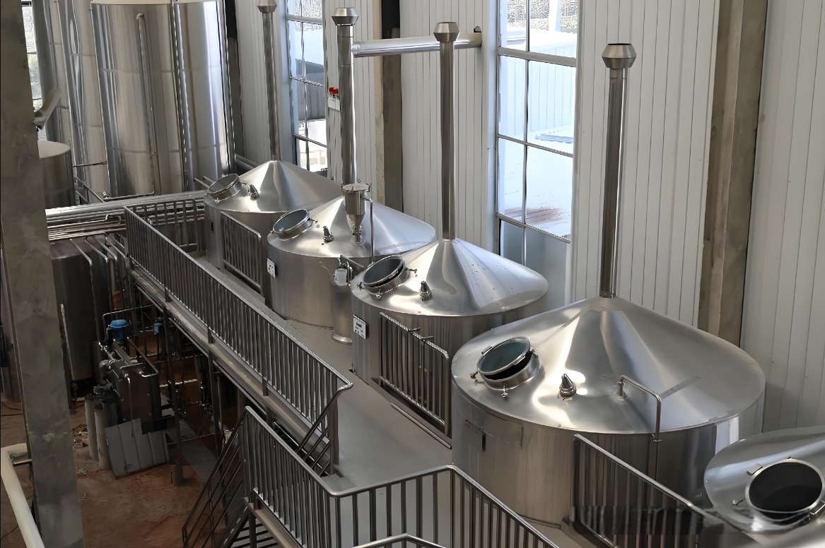 Turnkey Industrial Beer Factory – 180,000KL Per Year Brewing System